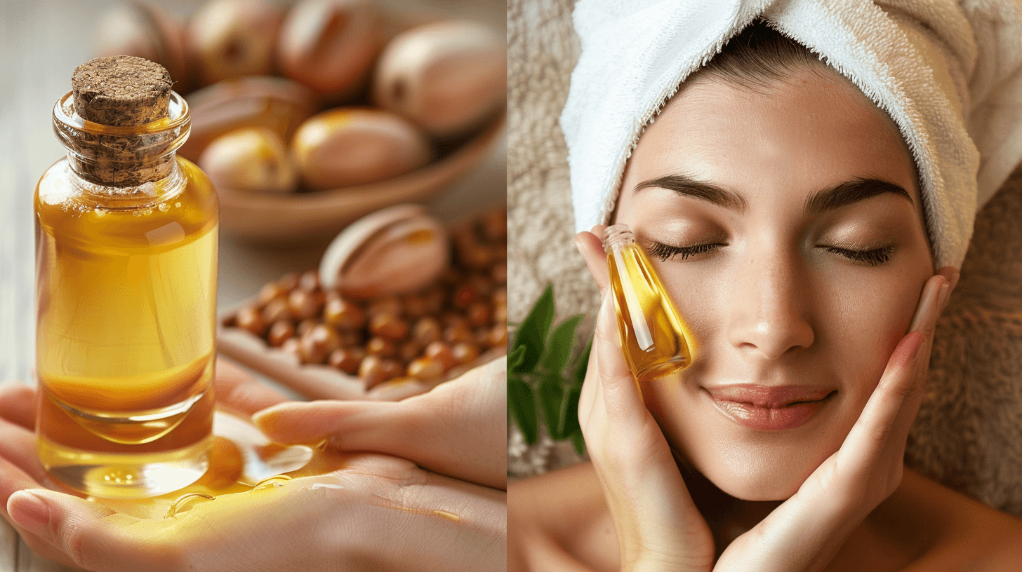 Organic Argan Oil Aging Skin 4 Step-by-step guide on utilizing Argan Oil for Skin care routines