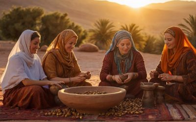 Argan Nut Cracking and Oil Extraction