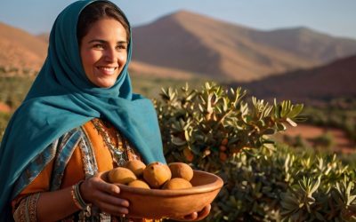 Argan Nut Cracking and Oil Extraction 11 Argan Oil Harvest by Berber Women