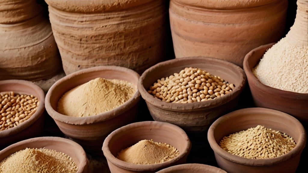 Berber Artisanal Argan Oil Processes 6 Grinding and milling Berber artisanal argan oil kernels.