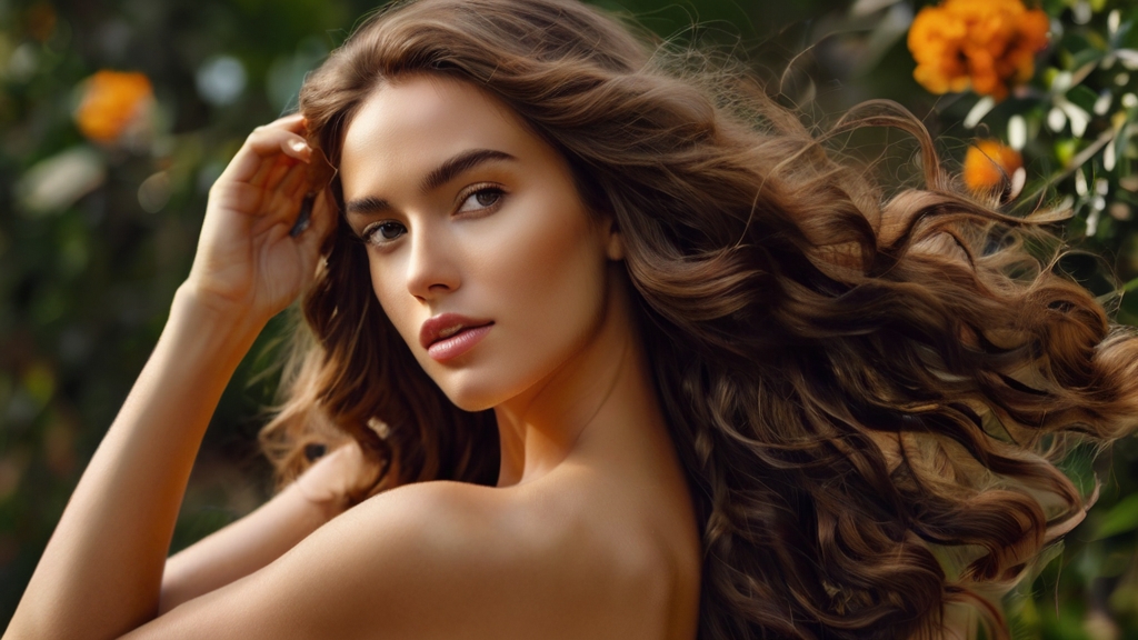 Traditional Uses of Argania Spinosa Oil 3 A woman with lustrous, flowing hair.