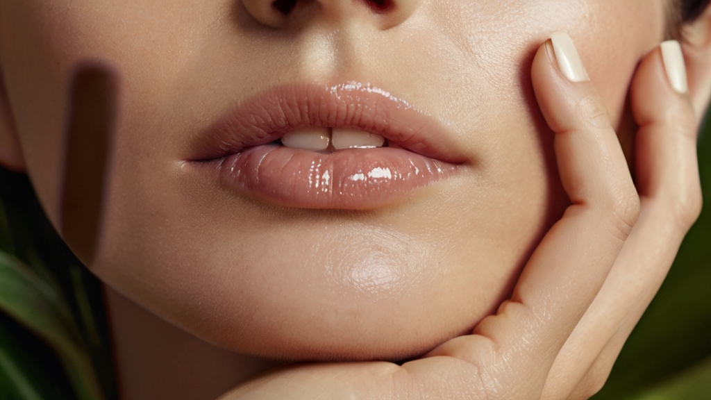 Traditional Uses of Argania Spinosa Oil 2 Aclose-up of a radiant face, visibly rejuvenated and glowing.