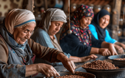 Argan Nut Cracking and Oil Extraction 13 Berber Women’s Role in Argan Oil Production
