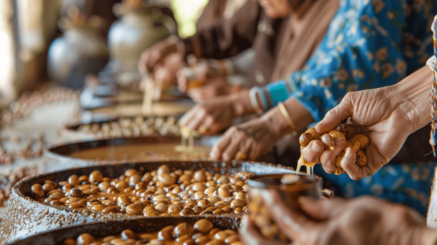 Argan Oil Harvest Labor Requirements 6 The labor-intensive process of extracting argan oil.