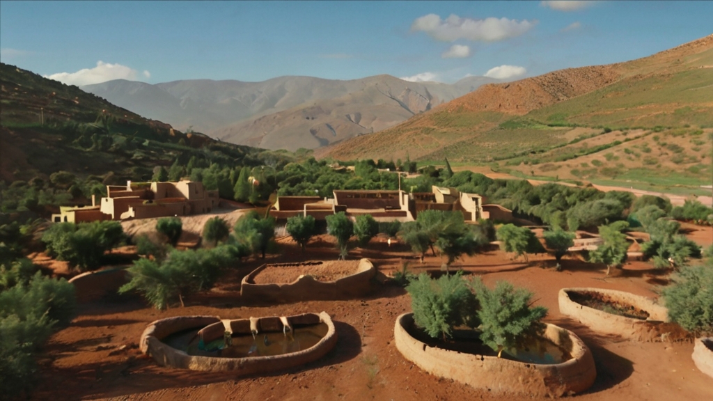 Impact of Argan Oil on Berber Villages 7 Transformation of Toudarte Imsouane, a Berber village, through the impact of Argan Oil.